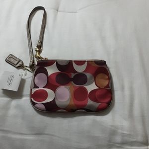 Small Coach wristlet